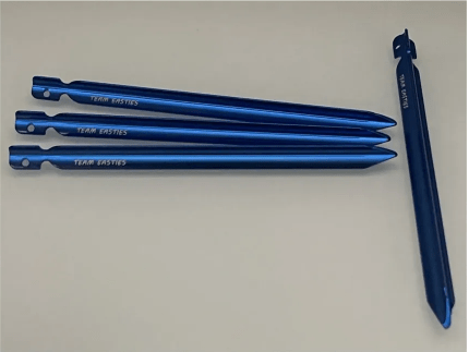 Lightweight Aluminum Tent Stakes - TeamEasties
