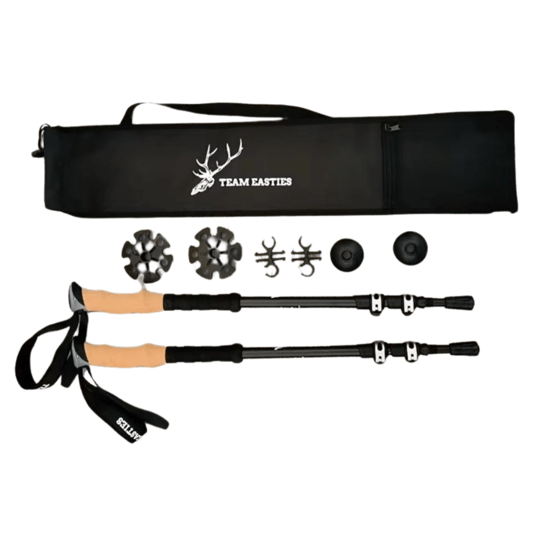 SHOK Carbon/Aluminum Hybrid Trekking Poles - TeamEasties